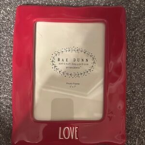 Rae Dunn Red Photo Frame